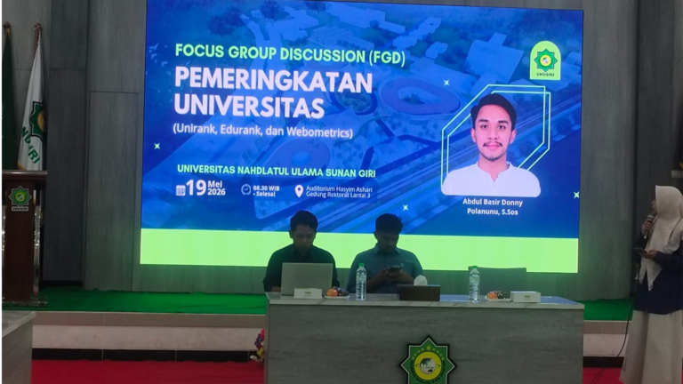 Program Studi Sistem Informasi UNUGIRI Dilibatkan dalam Peningkatan EduRank, UniRank, dan Webometrics Universitas